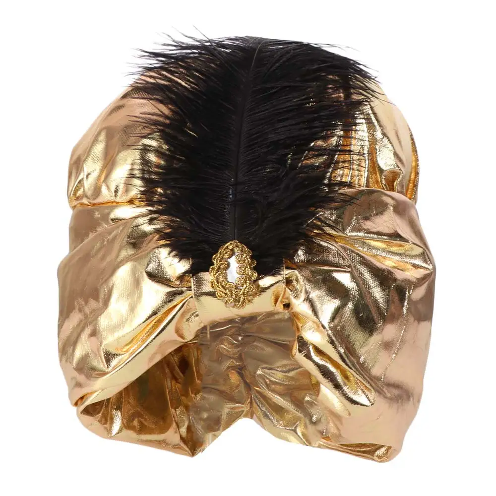 Dress Up Arab Pleated Turban Head Wrap Ethnic Indian Pleated Cap Arabian Hats Cosplay Sultan Costume Headwear Halloween
Dress Up Arab Pleated Turban Head Wrap Ethnic Indian Pleated Cap Arabian Hats Cosplay Sultan Costume Headwear Halloween