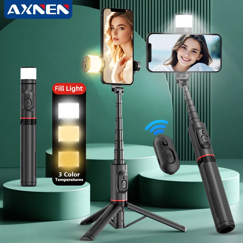 2026 НОВЫЙ Q12S складной беспроводной селфи-палка Bluetooth-монопод с дистанционным затвором заполняющий свет штатив для iPhone Android Huawei
2026 НОВЫЙ Q12S складной беспроводной селфи-палка Bluetooth-монопод с дистанционным затвором заполняющий свет штатив для iPhone Android Huawei