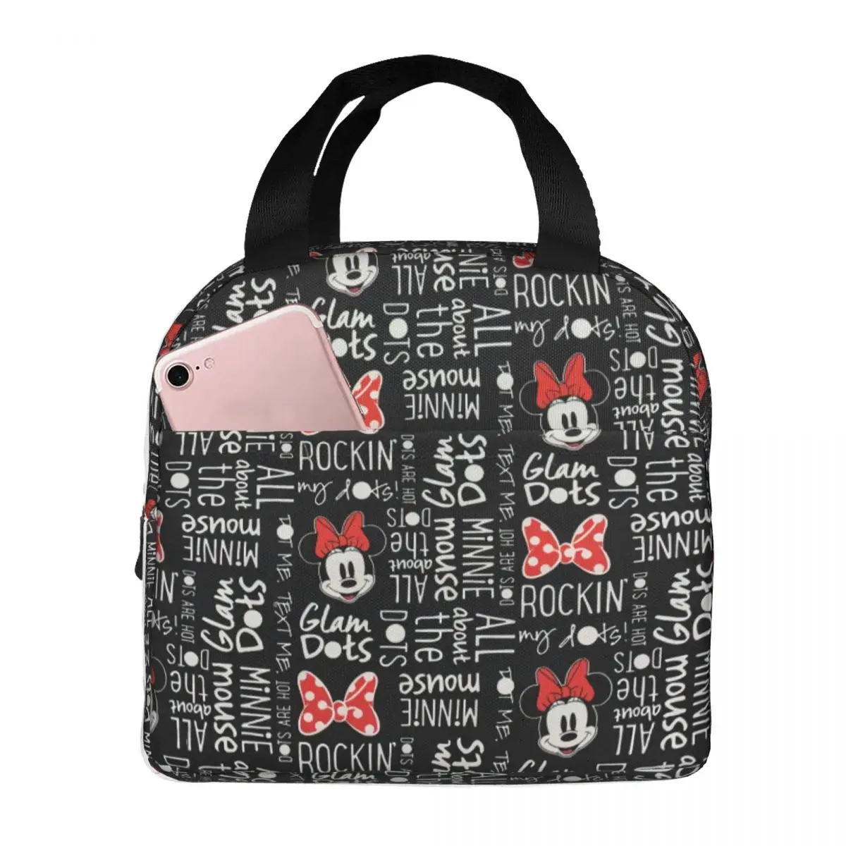 Mickey Mouse Minnie Bows Anime Thermal Insulated Lunch Bags Resuable Lunch Container for School Office Outdoor Storage Food Box
Mickey Mouse Minnie Bows Anime Thermal Insulated Lunch Bags Resuable Lunch Container for School Office Outdoor Storage Food Box