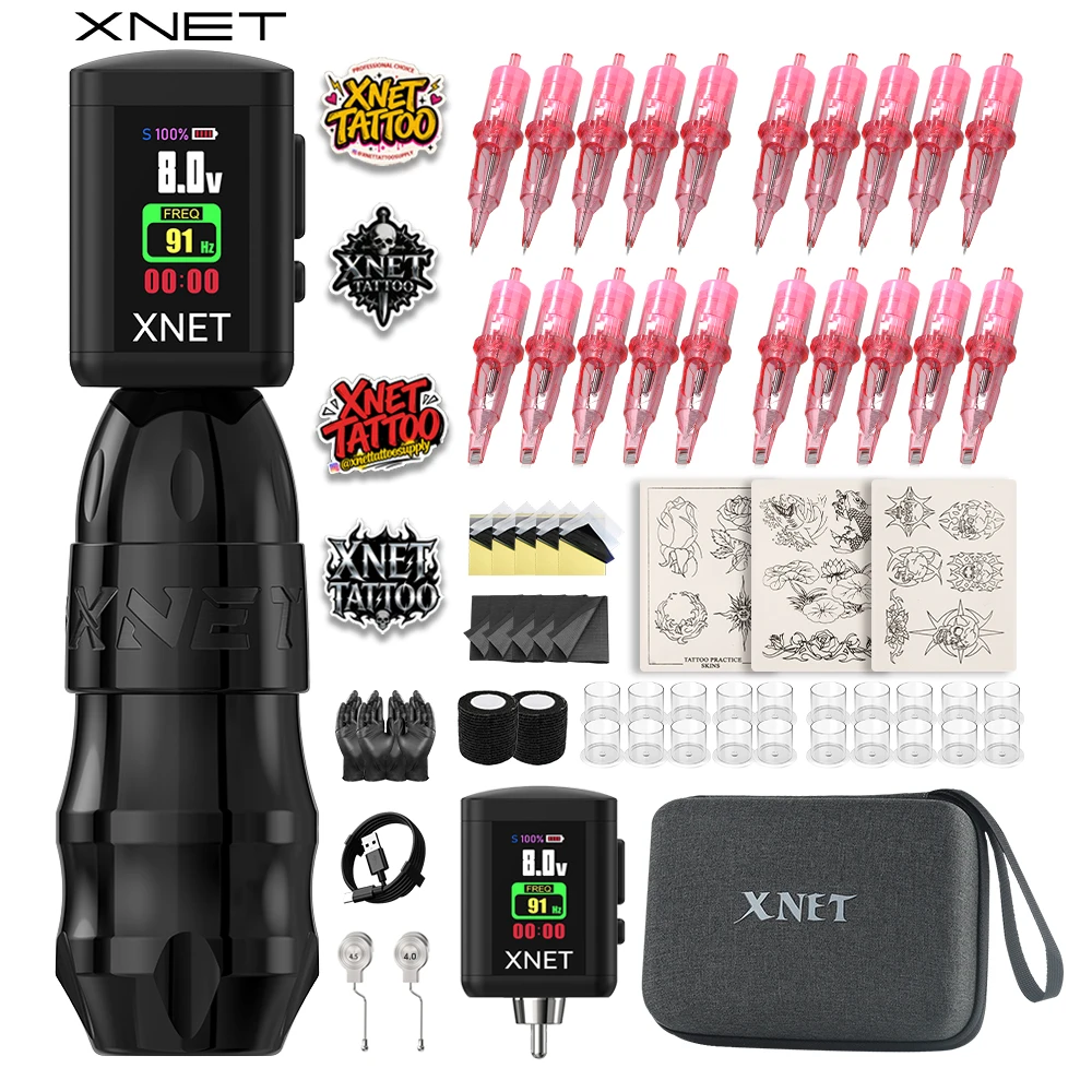 XNET Sita Беспроводная тату-машинка, комплект 5,5-4,0-4,5 мм, ходы, бесщеточный двигатель, аккумулятор 2000 мАч, набор роторных ручек для татуировки для татуировки
XNET Sita Беспроводная тату-машинка, комплект 5,5-4,0-4,5 мм, ходы, бесщеточный двигатель, аккумулятор 2000 мАч, набор роторных ручек для татуировки для татуировки