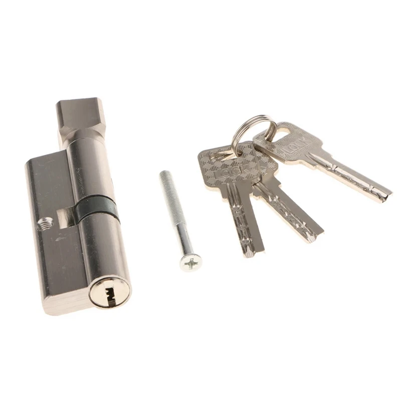 3Pcs 70Mm Cylinder Lock Accessories Indoor Zinc Alloy Door Lock Cylinder European Standard
3Pcs 70Mm Cylinder Lock Accessories Indoor Zinc Alloy Door Lock Cylinder European Standard