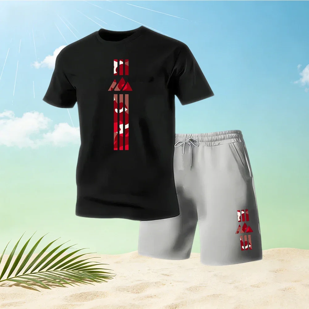 New Summer Men's Short Sleeve + Shorts Comfort Sports Suit Round Neck T-Shirt Breathable Quick Dry Casual Home Outdoor Top Sale
New Summer Men's Short Sleeve + Shorts Comfort Sports Suit Round Neck T-Shirt Breathable Quick Dry Casual Home Outdoor Top Sale