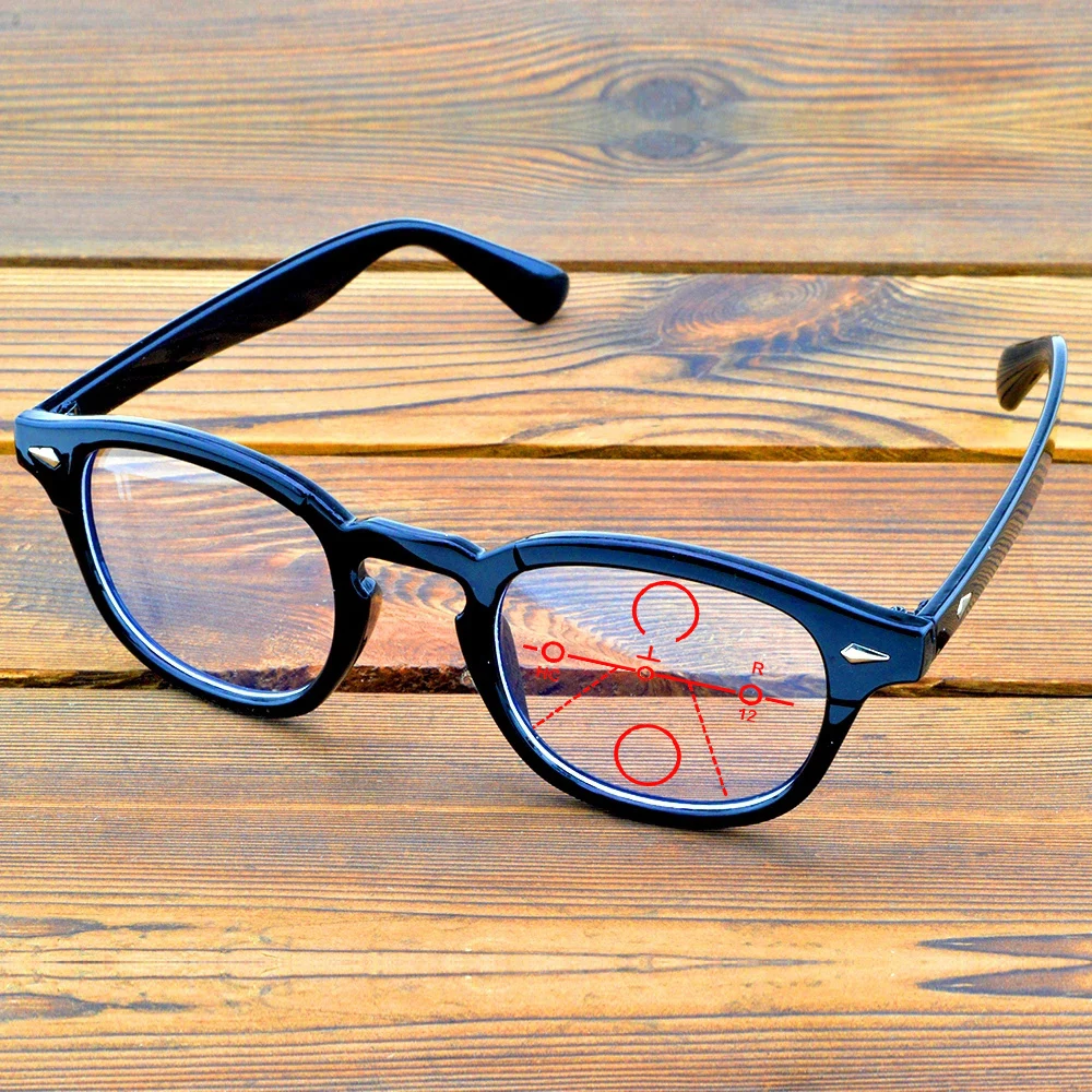 Progressive Multifocus Readers Standard Diopter Modern Black Frame Clear Lenses Office Outdoor
Progressive Multifocus Readers Standard Diopter Modern Black Frame Clear Lenses Office Outdoor