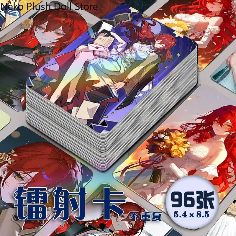 96PCS Honkai: Star Rail Himeko Anime Cosplay Laser Card Collection Lomo Card Photo Postcard Pictorials
96PCS Honkai: Star Rail Himeko Anime Cosplay Laser Card Collection Lomo Card Photo Postcard Pictorials