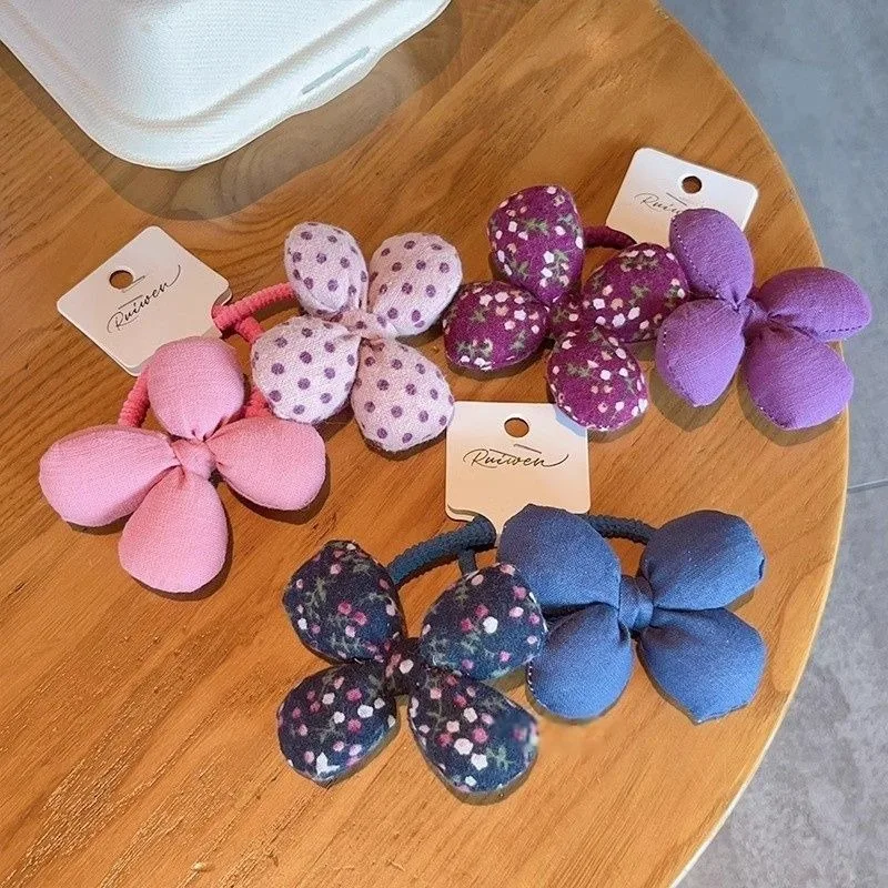 Blue Pink Purple Exquisite Flower Children's New Flower Hair Band, Girls' Foreign Tied High Ponytail Floral Hair Rope Headdress
Blue Pink Purple Exquisite Flower Children's New Flower Hair Band, Girls' Foreign Tied High Ponytail Floral Hair Rope Headdress