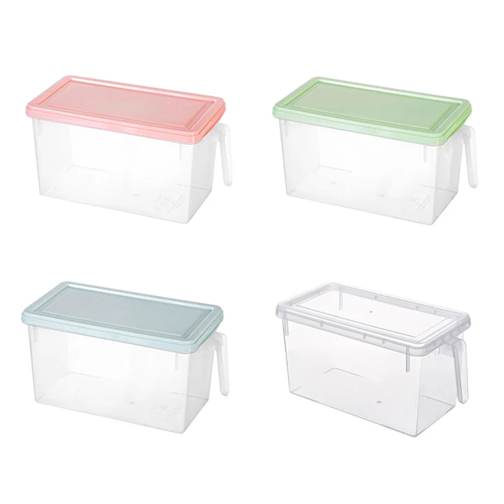 Refrigerator Storage Box Food Grade Plastic with Handle Lid Stackable Transparent for Fridge Freezer Pantry Organization Dry
Refrigerator Storage Box Food Grade Plastic with Handle Lid Stackable Transparent for Fridge Freezer Pantry Organization Dry