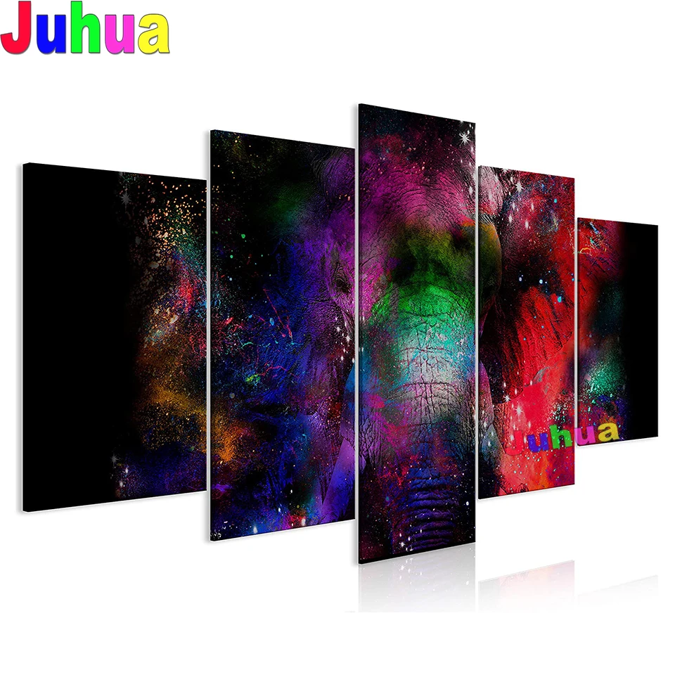 5 Pcs/set diamond painting Abstract elephant Art diamond set full square round diamond Mosaic Animal puzzle Crystal embroidery
5 Pcs/set diamond painting Abstract elephant Art diamond set full square round diamond Mosaic Animal puzzle Crystal embroidery