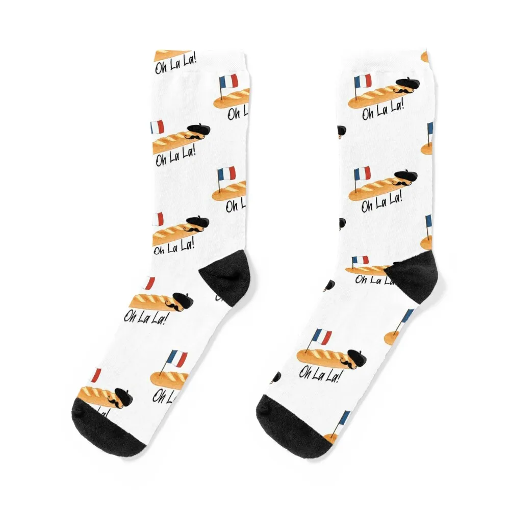 Oh La La Baguette - Funny French Food Socks funny gifts Heating sock FASHION floral Socks For Girls Men's
Oh La La Baguette - Funny French Food Socks funny gifts Heating sock FASHION floral Socks For Girls Men's