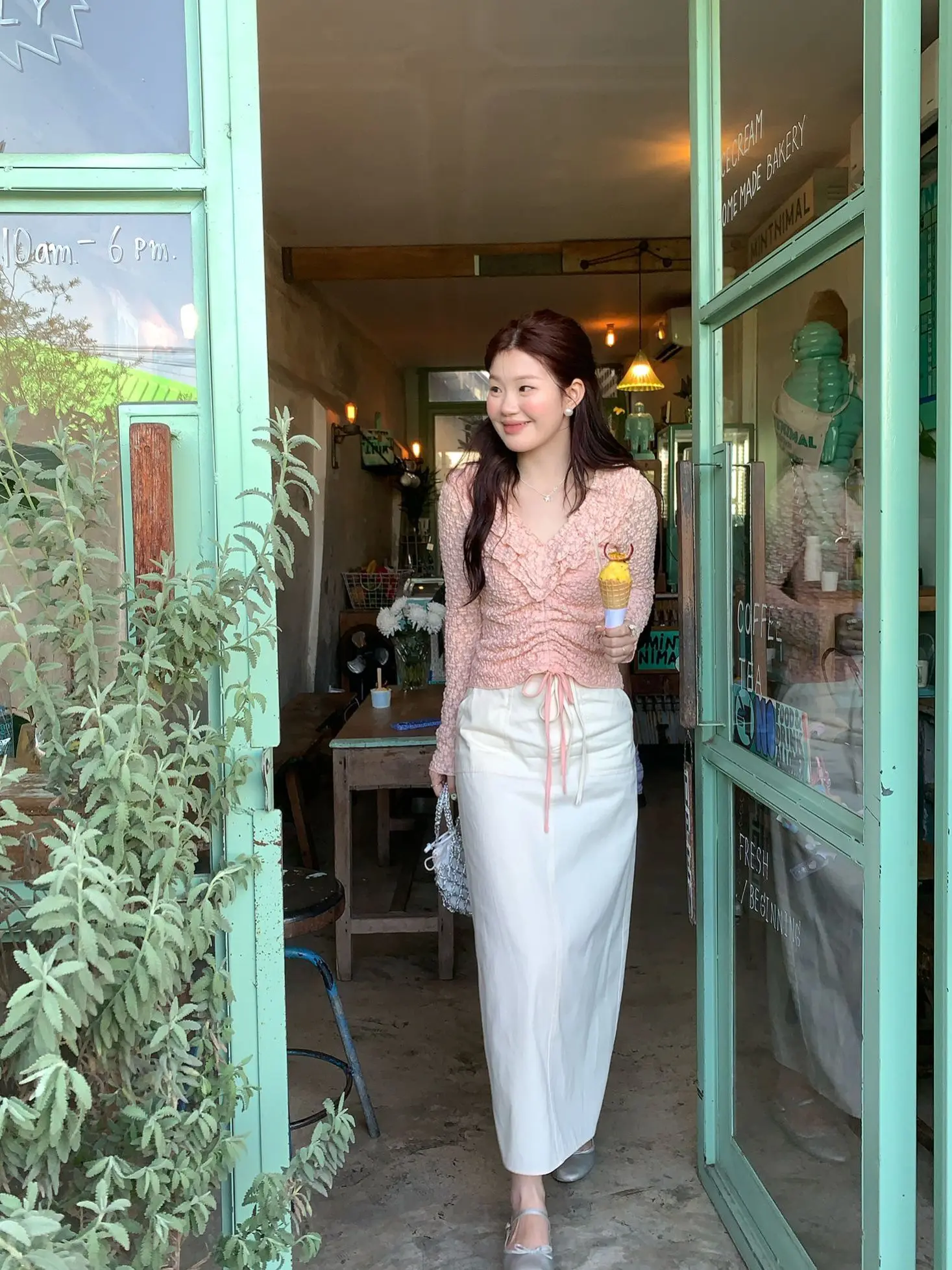 Pure Cotton A-Line Skirt Women's Midi Skirt with Big Pockets Back Split Tie Waist Korean Style Spring Summer Autumn Fashion
Pure Cotton A-Line Skirt Women's Midi Skirt with Big Pockets Back Split Tie Waist Korean Style Spring Summer Autumn Fashion