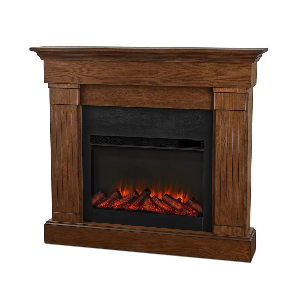 Crawford 48 Slim Electric Fireplace with Mantel for Living Room or Bedroom, Replaceable Fireplace Insert Heater, Realistic Log
Crawford 48 Slim Electric Fireplace with Mantel for Living Room or Bedroom, Replaceable Fireplace Insert Heater, Realistic Log
