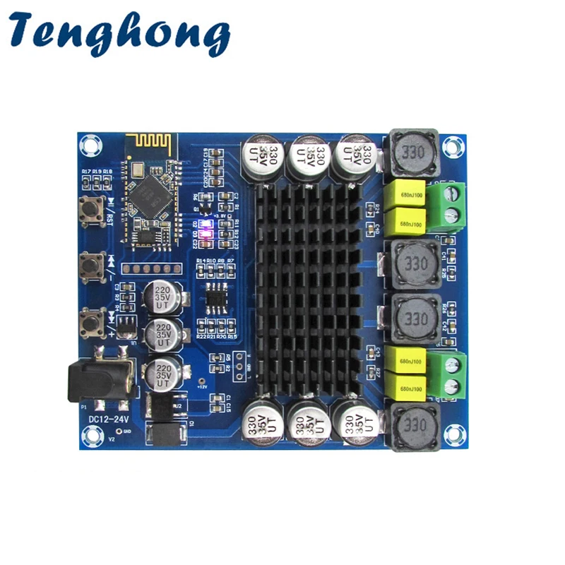 Tenghong TPA3116D2 50W+50W Wireless Bluetooth 5.0 Digital Audio Amplifier Board Dual Channel Audio Receiver Digital Amplifiers
Tenghong TPA3116D2 50W+50W Wireless Bluetooth 5.0 Digital Audio Amplifier Board Dual Channel Audio Receiver Digital Amplifiers