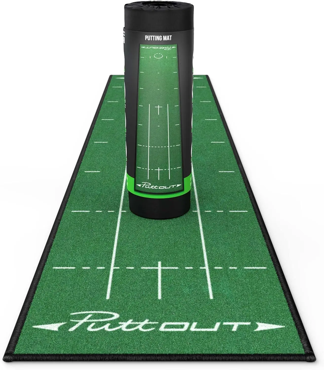 Medium Golf Putting Mat for Indoor Practice, 7.9ft x 1.6ft Green Surface to Perfect Your Putting Skills
Medium Golf Putting Mat for Indoor Practice, 7.9ft x 1.6ft Green Surface to Perfect Your Putting Skills