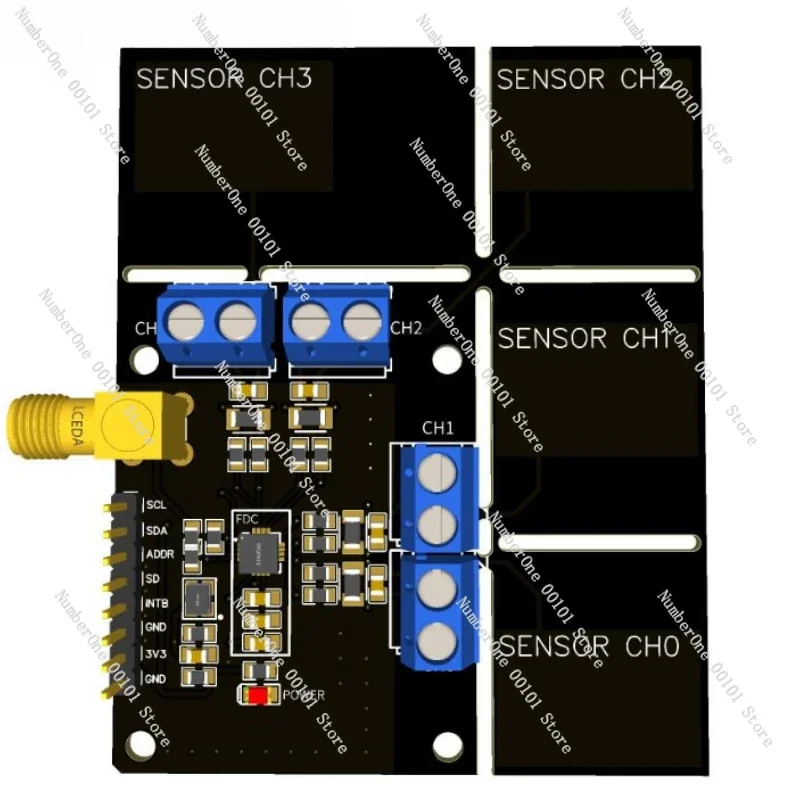 FDC2214 Module Capacitive Sensor Electronic Design Competition Gesture Recognition Paper Counting Liquid Level Measurement
FDC2214 Module Capacitive Sensor Electronic Design Competition Gesture Recognition Paper Counting Liquid Level Measurement
