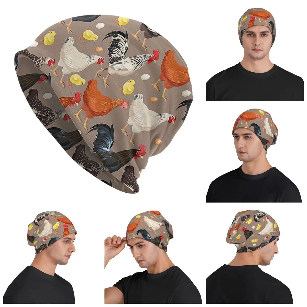 Chicken Colorfull Pattern Warm Knitted Cap Hip Hop Bonnet Hat Autumn Winter Outdoor Beanies Hats for Unisex Adult
Chicken Colorfull Pattern Warm Knitted Cap Hip Hop Bonnet Hat Autumn Winter Outdoor Beanies Hats for Unisex Adult