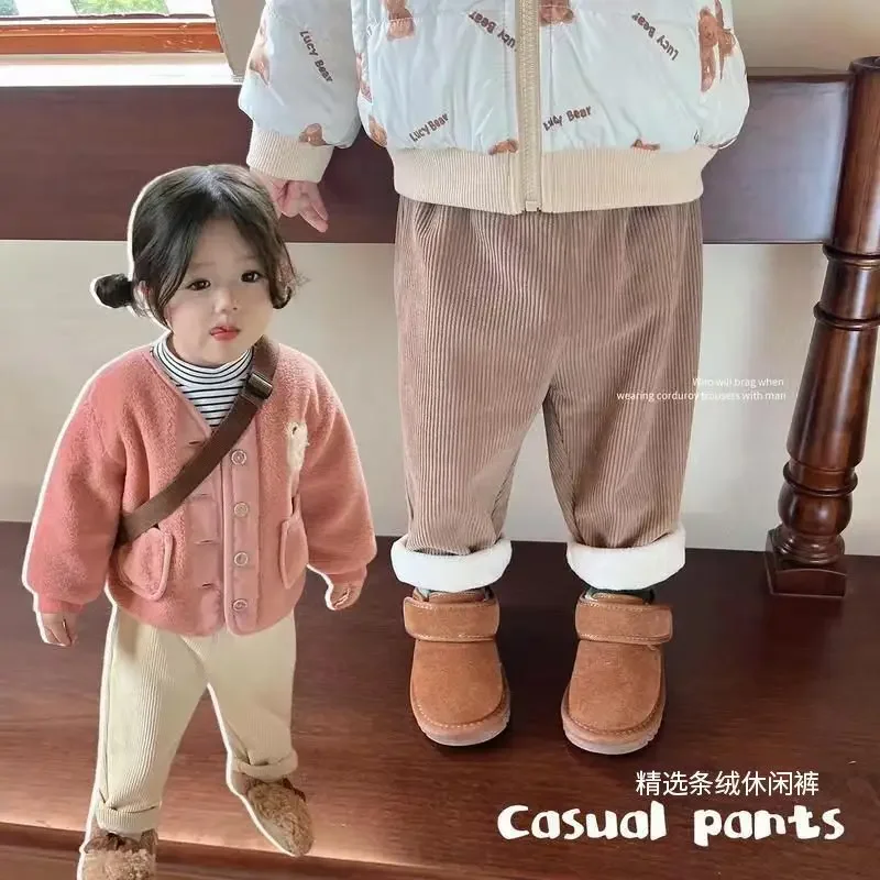 2025 Winter Kids Baby Corduroy Trousers Pant Fashion Girls Pants Children Boys Kids Full Length Pants Infant Clothing
2025 Winter Kids Baby Corduroy Trousers Pant Fashion Girls Pants Children Boys Kids Full Length Pants Infant Clothing