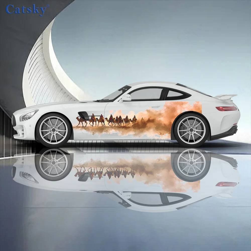 Desert Camel Pattern Car Vinyl Wraps Decal Self-adhesive PVC Sticker Suitable for Trucks SUV Decoration Auto Accessories Gift
Desert Camel Pattern Car Vinyl Wraps Decal Self-adhesive PVC Sticker Suitable for Trucks SUV Decoration Auto Accessories Gift