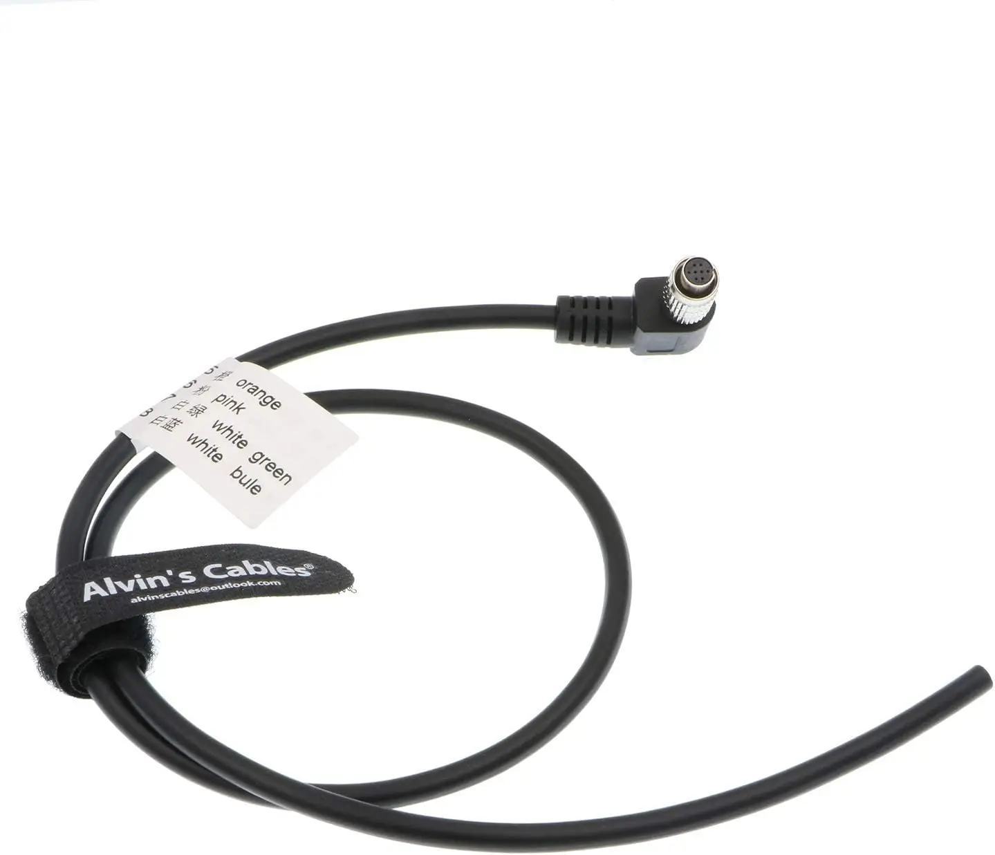 Alvin’s Cables HR25-7TP-8S Hirose 8 Pin Female Right Angle to Open End High Flex Cable for IDS, DAHENG Imaging, Allied Vision Gi
Alvin’s Cables HR25-7TP-8S Hirose 8 Pin Female Right Angle to Open End High Flex Cable for IDS, DAHENG Imaging, Allied Vision Gi
