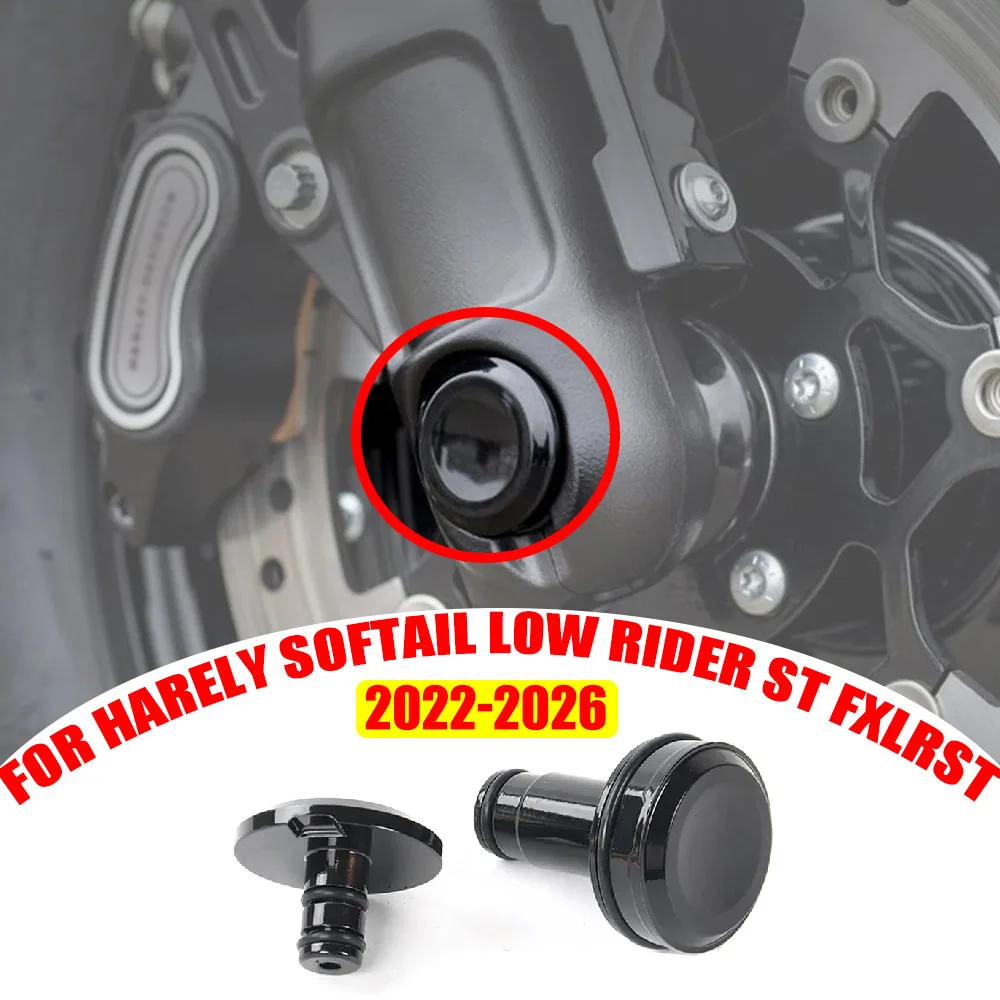 New Style Motorcycle Front Axle Nut Caps Decorative Cover For Harley Softail Low Rider ST FXLRST2022-2026 Protective Accessories
New Style Motorcycle Front Axle Nut Caps Decorative Cover For Harley Softail Low Rider ST FXLRST2022-2026 Protective Accessories