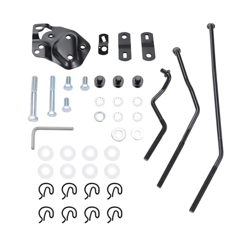 Комплект 4-скоростных рычагов переключения передач Hurst, предназначенный для трансмиссии Muncie, модели 1955-67 гг.
Комплект 4-скоростных рычагов переключения передач Hurst, предназначенный для трансмиссии Muncie, модели 1955-67 гг.