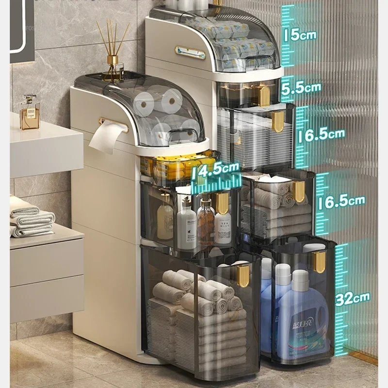 Japanese Household Bathroom Cabinet for Balcony Luxury Plastic Cabinet for Bedroom Multi-layer Storage Cabinets with Wheels
Japanese Household Bathroom Cabinet for Balcony Luxury Plastic Cabinet for Bedroom Multi-layer Storage Cabinets with Wheels