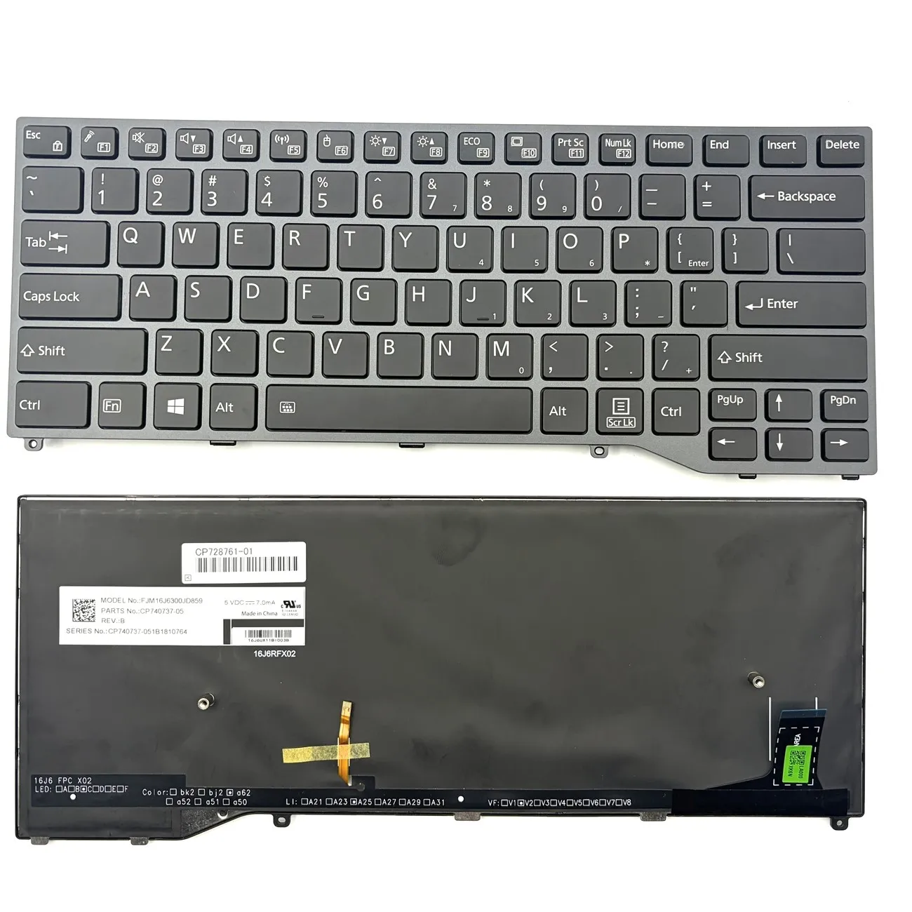 US Backlit/US-int/French Azerty Laptop Keyboard For Fujitsu LifeBook E448 E5410 U747 E5411 U7410 U748 U749 E548 E449 Series
US Backlit/US-int/French Azerty Laptop Keyboard For Fujitsu LifeBook E448 E5410 U747 E5411 U7410 U748 U749 E548 E449 Series