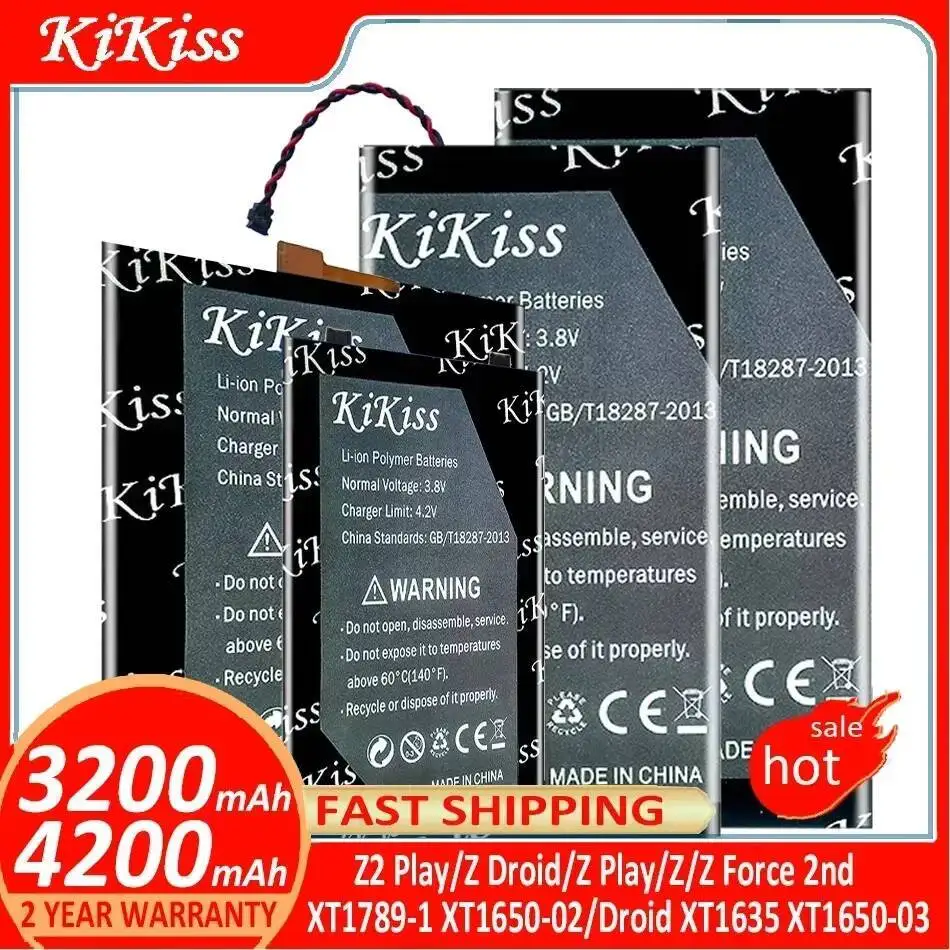 Battery For Motorola MOTO Z2 Play/Z Droid Force 2nd Moto XT1789-1 XT1650-02/Z Play XT1635 XT1635-01/Z XT1650-01 XT1650-03
Battery For Motorola MOTO Z2 Play/Z Droid Force 2nd Moto XT1789-1 XT1650-02/Z Play XT1635 XT1635-01/Z XT1650-01 XT1650-03