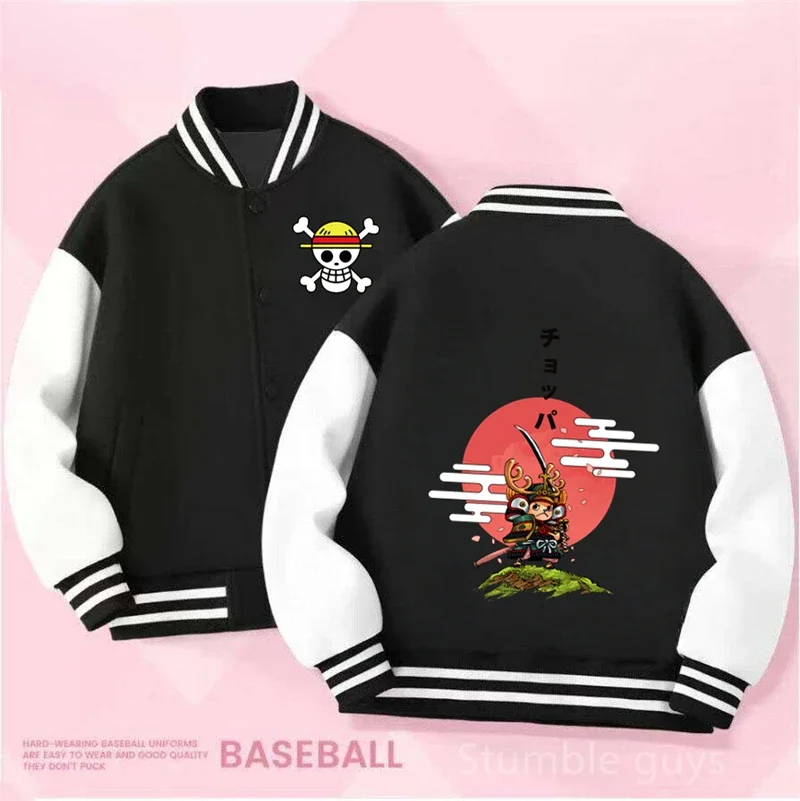 One Piece Kawaii Chopper Design Baseball Uniform Coat Boys Girls Autumn Warm Anime Long Sleeve Casual Streetwear Clothes
One Piece Kawaii Chopper Design Baseball Uniform Coat Boys Girls Autumn Warm Anime Long Sleeve Casual Streetwear Clothes