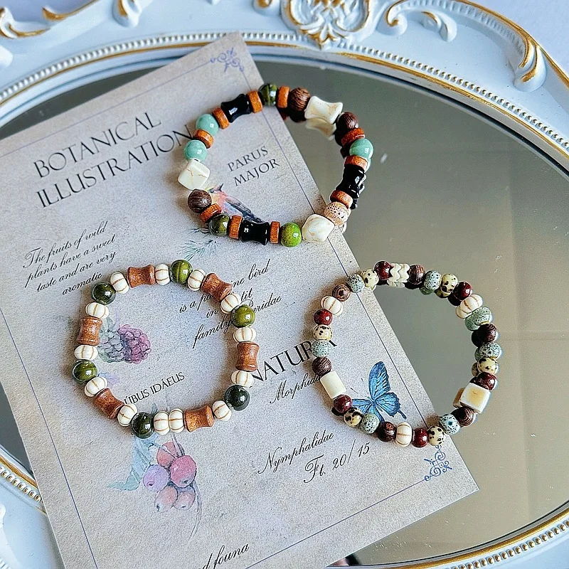 Xiaohongshu hot selling Dunhuang color Jingdezhen ceramic bracelet women's ethnic style jewelry bracelet
Xiaohongshu hot selling Dunhuang color Jingdezhen ceramic bracelet women's ethnic style jewelry bracelet