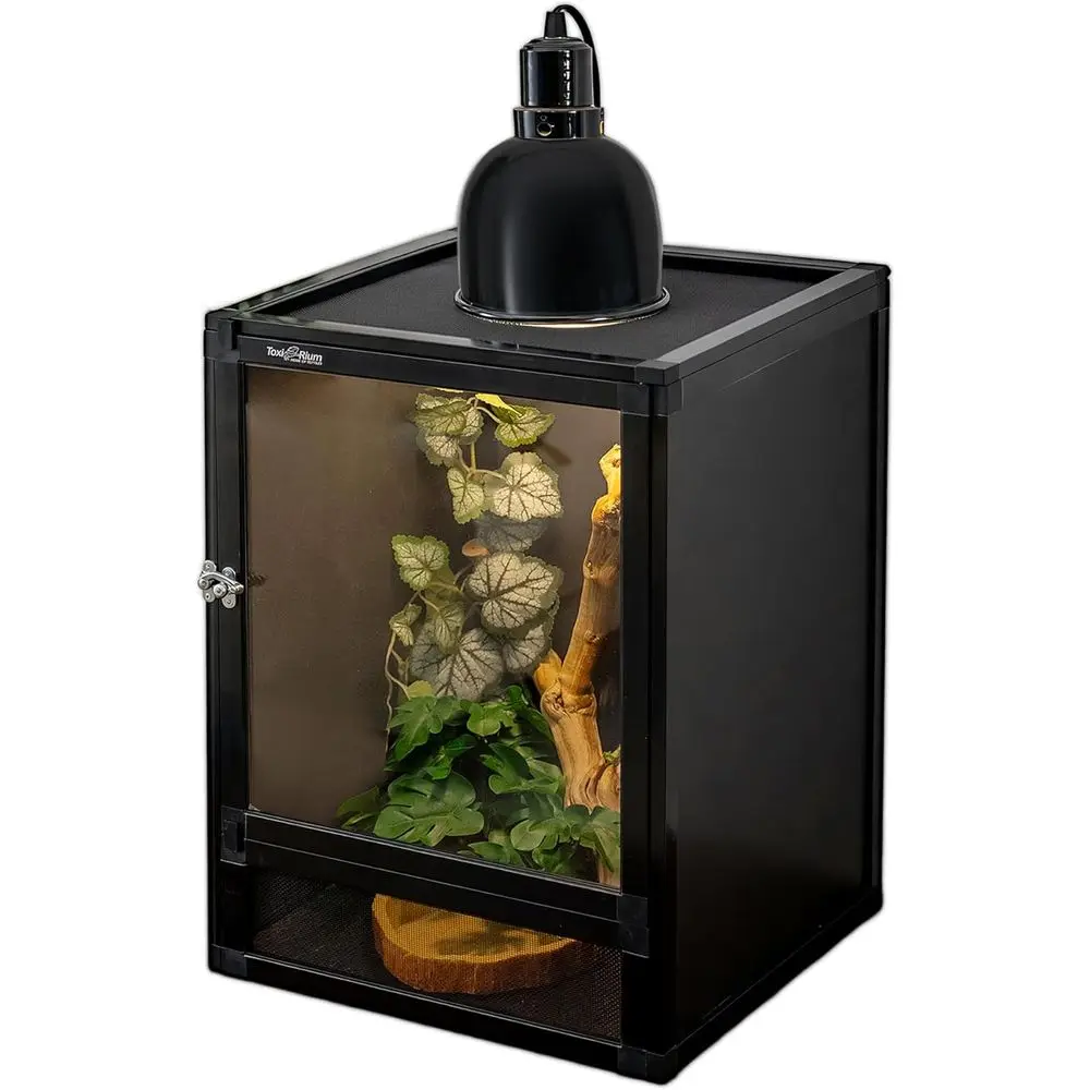 12"x12"x18" Reptile Terrarium, Hybrid Cage PVC Habitat Enclosure with Sn & Acrylic Do, Ventilated Tank or Gecko,Chameleon, Snake
12"x12"x18" Reptile Terrarium, Hybrid Cage PVC Habitat Enclosure with Sn & Acrylic Do, Ventilated Tank or Gecko,Chameleon, Snake