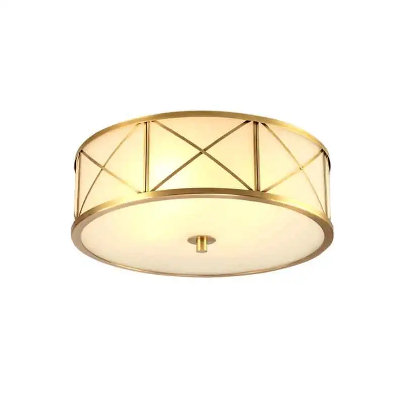 17'' American Vintage Style Dia.45cm Round Drum All Copper LED Ceiling Light for Bedroom Living Room Aisle Crridor Balcony
17'' American Vintage Style Dia.45cm Round Drum All Copper LED Ceiling Light for Bedroom Living Room Aisle Crridor Balcony