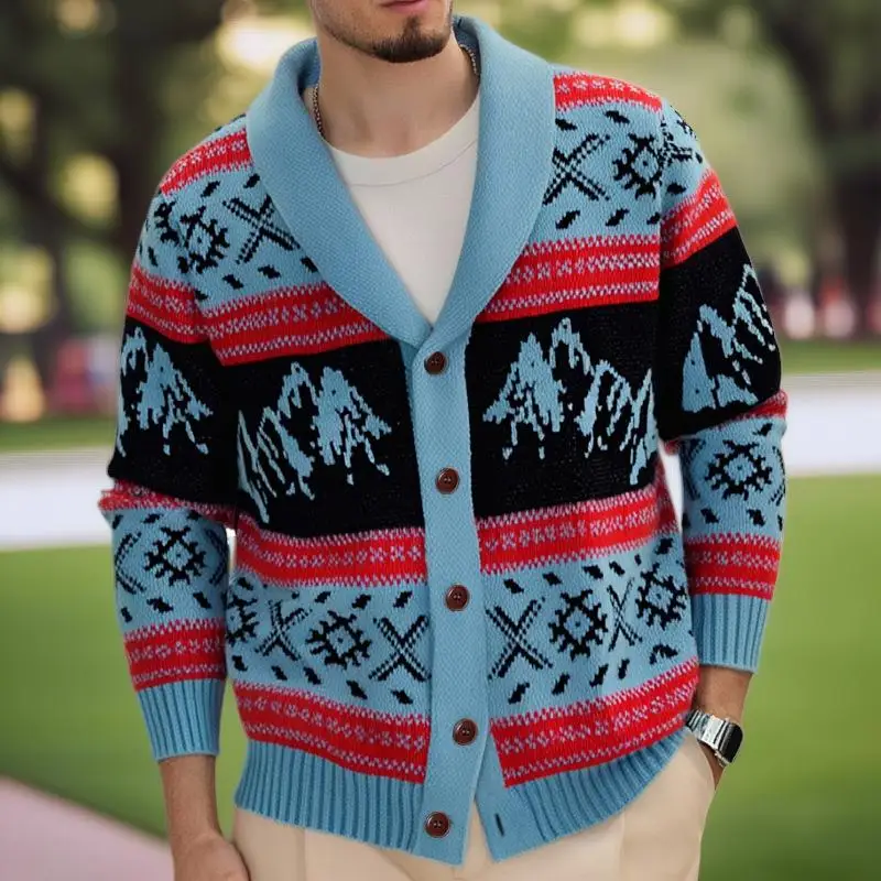 Мужской уличный вязаный кардиган-пуловер с длинным рукавом, повседневный, из деформируемого полиэфирного волокна
Мужской уличный вязаный кардиган-пуловер с длинным рукавом, повседневный, из деформируемого полиэфирного волокна