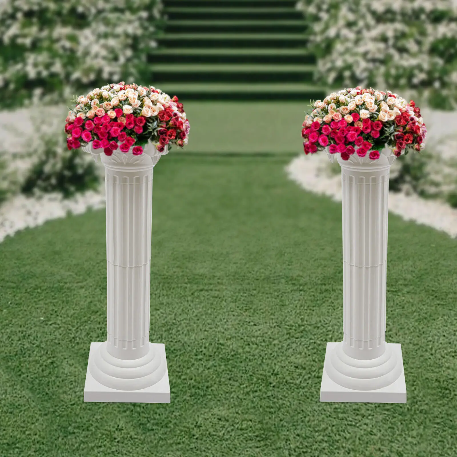 2шт пластиковая декоративная колонна для мероприятий римская колонна для свадебного ландшафтного дизайна белого цвета
2шт пластиковая декоративная колонна для мероприятий римская колонна для свадебного ландшафтного дизайна белого цвета
