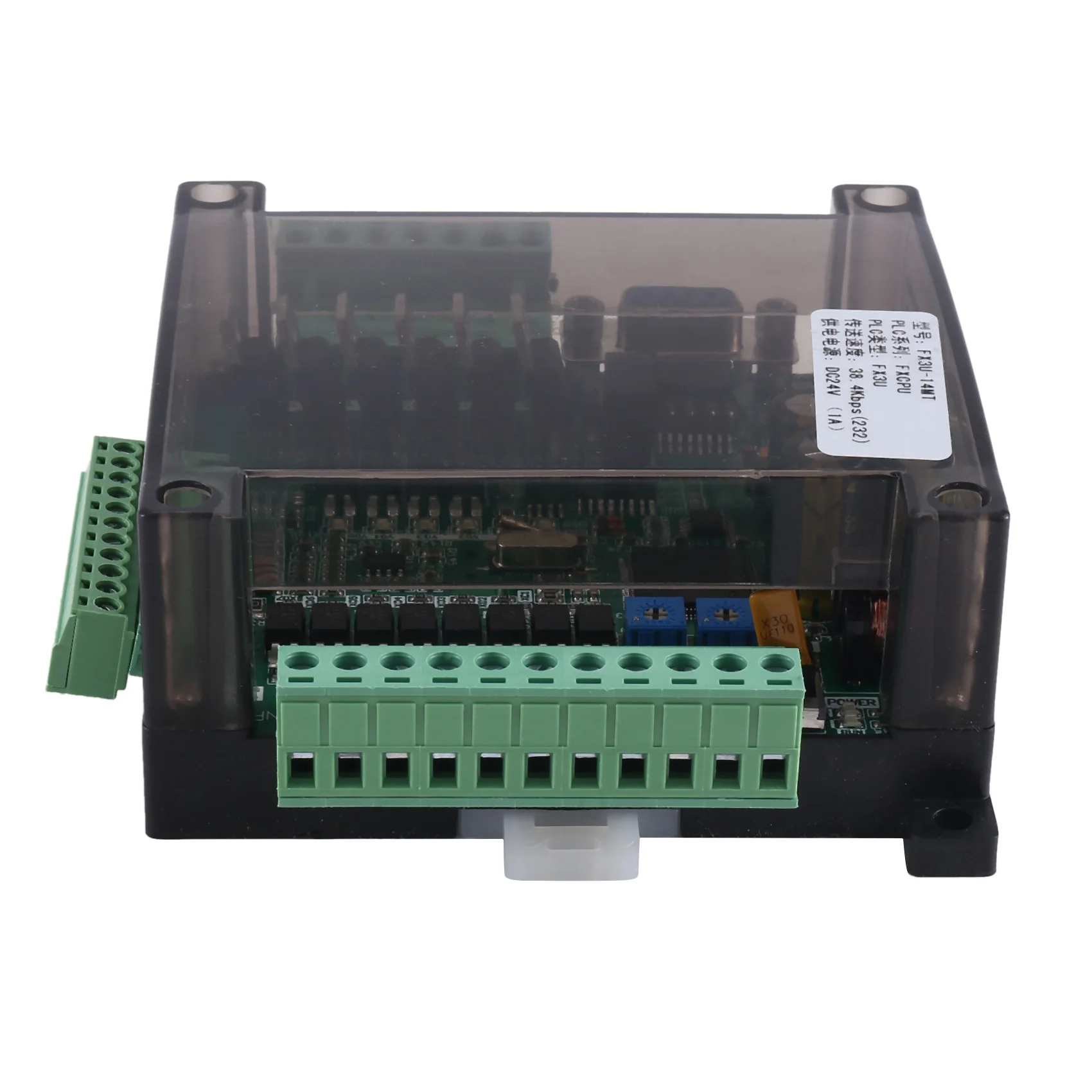 BAAY! FX3U-14MT Compatible with FX1N 2N PLC Industrial Fx3U Data Register 8 in 6 Out Anolog 6AD 2DA Modbus 485(B)
BAAY! FX3U-14MT Compatible with FX1N 2N PLC Industrial Fx3U Data Register 8 in 6 Out Anolog 6AD 2DA Modbus 485(B)