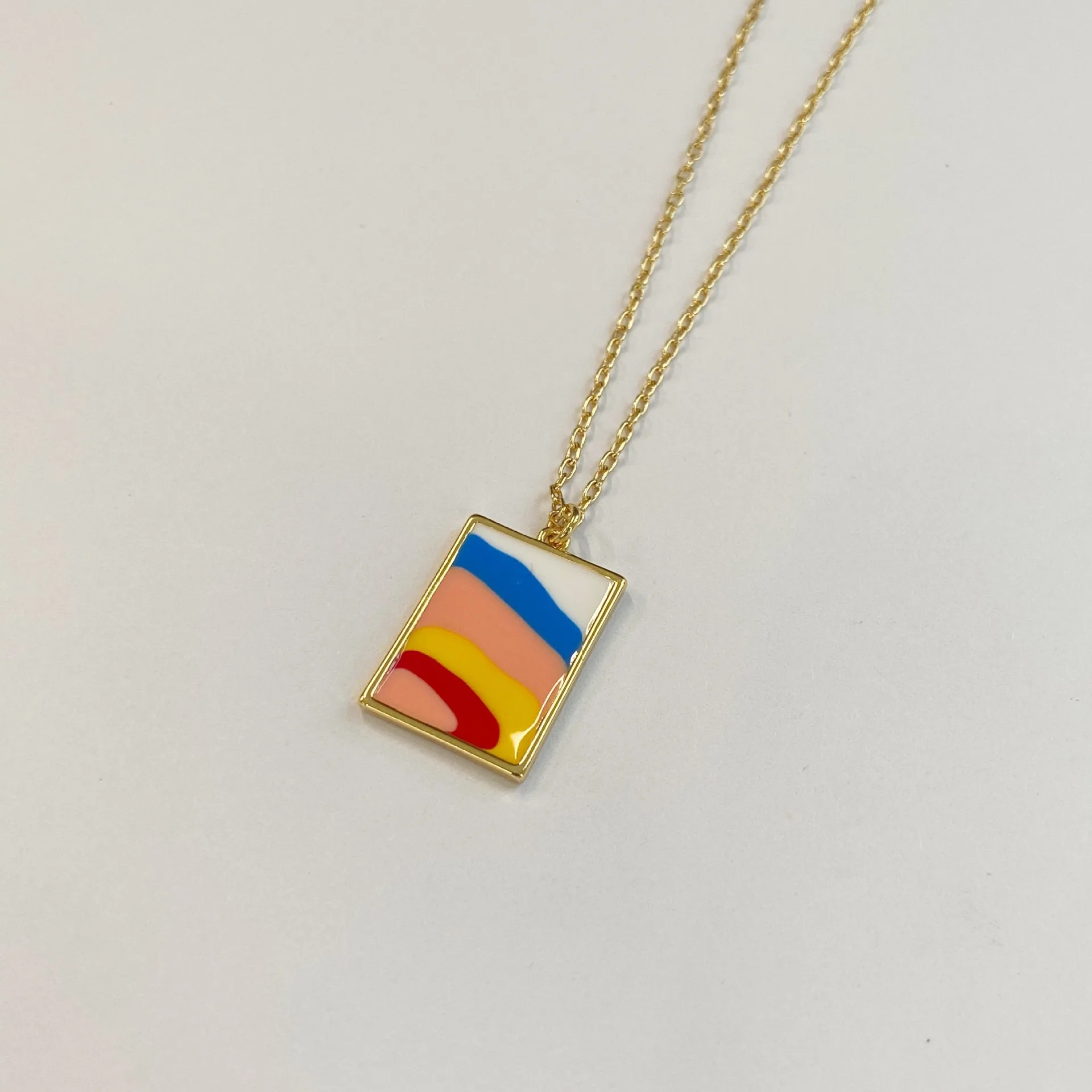 French Colorful Enamel Glaze Color Earrings necklace ins Fresh Fashionable geometry eardrop for girls new jewelry set
French Colorful Enamel Glaze Color Earrings necklace ins Fresh Fashionable geometry eardrop for girls new jewelry set