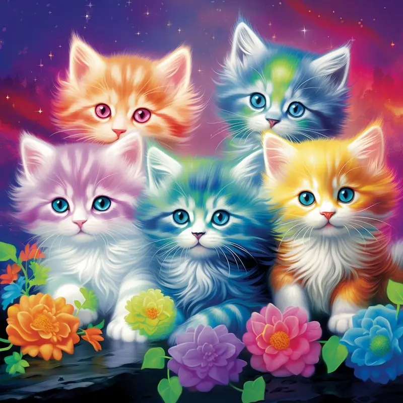 CHENISTORY Diamond Embroidery Complete Kit Colorful Cat 5D Diamond Painting Mosaic Animals Pictures Decoration For Home
CHENISTORY Diamond Embroidery Complete Kit Colorful Cat 5D Diamond Painting Mosaic Animals Pictures Decoration For Home
