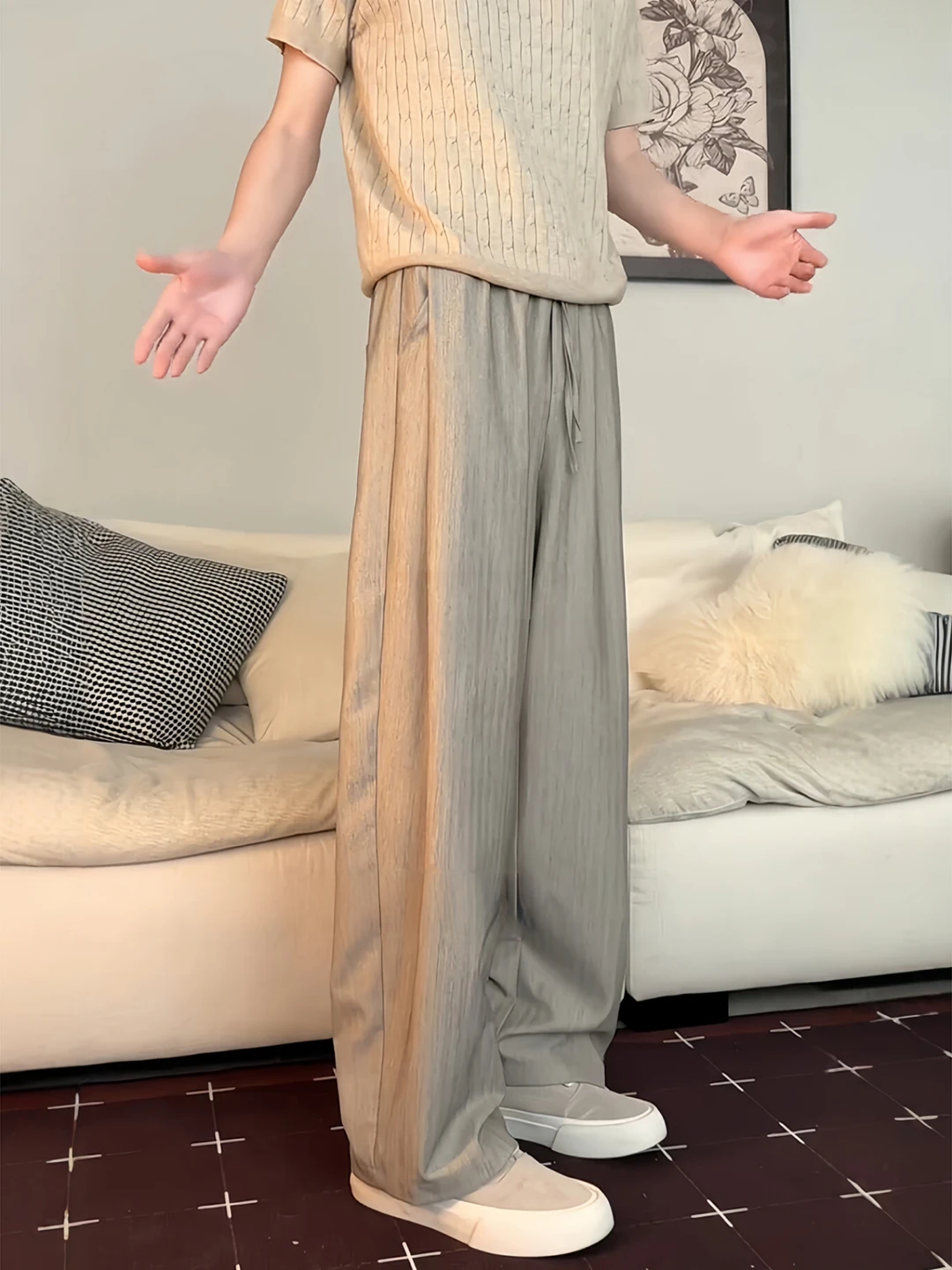 Cleanfit Slim Fit Ice Silk Wide Leg Pants Men's Summer Thin Hanging Sensation Straight Cut Casual Trousers Breathable Comfort...
Cleanfit Slim Fit Ice Silk Wide Leg Pants Men's Summer Thin Hanging Sensation Straight Cut Casual Trousers Breathable Comfort...