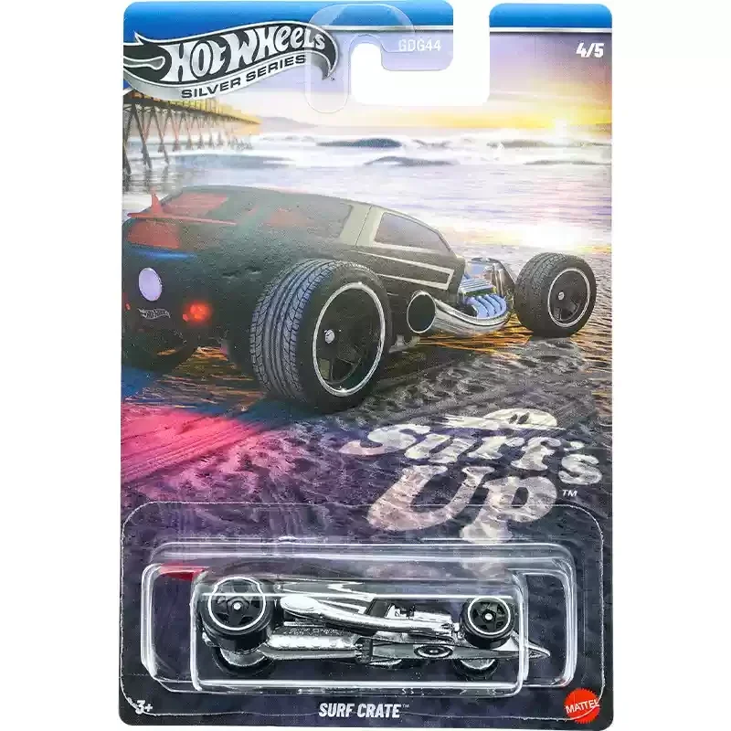Original Hot Wheels Car Silver Surf's Up Surf Crate 1:64 Boys Toys Diecast Silver Series Vehicle Model Birthday Gift
Original Hot Wheels Car Silver Surf's Up Surf Crate 1:64 Boys Toys Diecast Silver Series Vehicle Model Birthday Gift