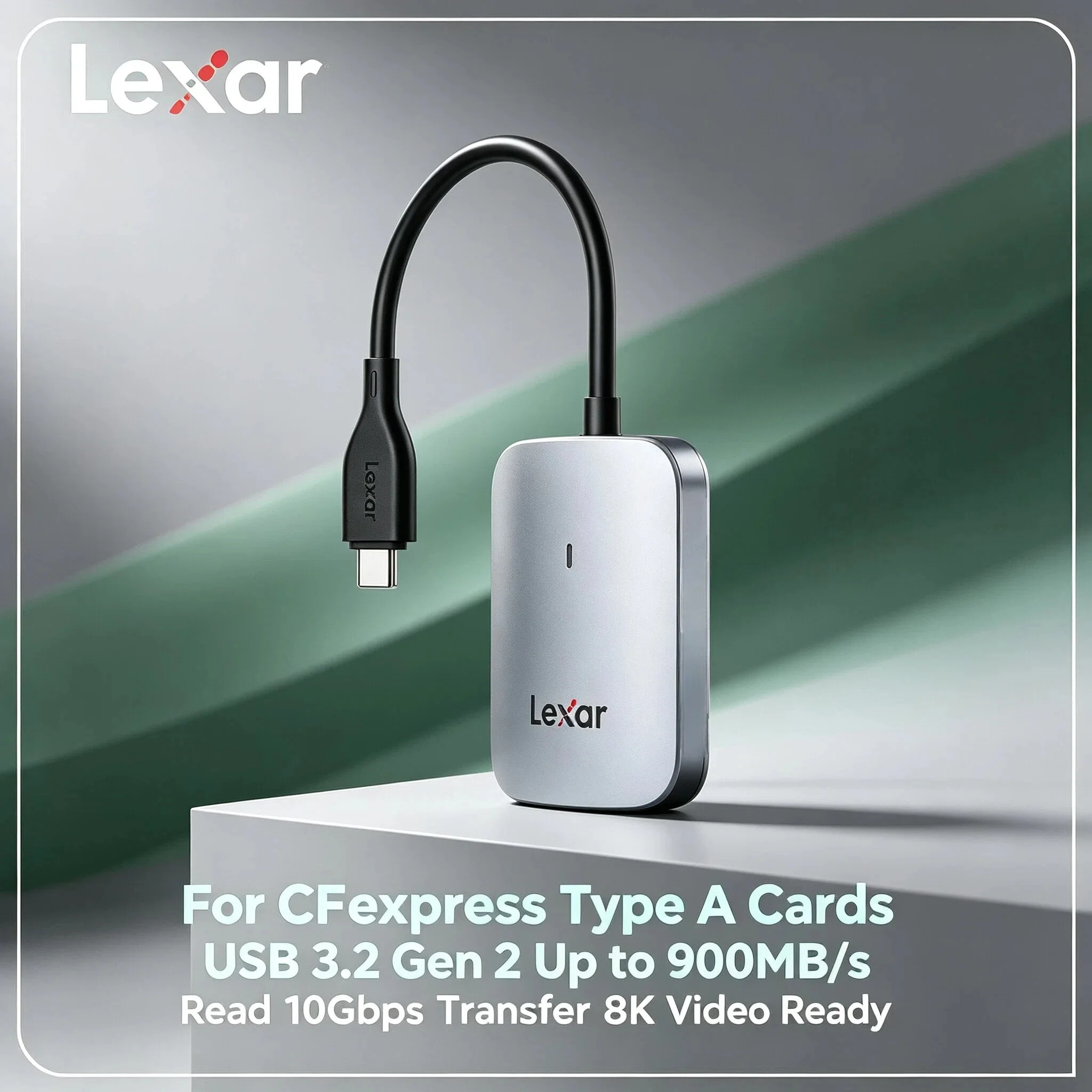 Lexar Original USB 3.2 Gen 2 Type C A CFexpress Type A Card Reader Memory Card CFe A Card Reader Professional Grade Pro Max
Lexar Original USB 3.2 Gen 2 Type C A CFexpress Type A Card Reader Memory Card CFe A Card Reader Professional Grade Pro Max