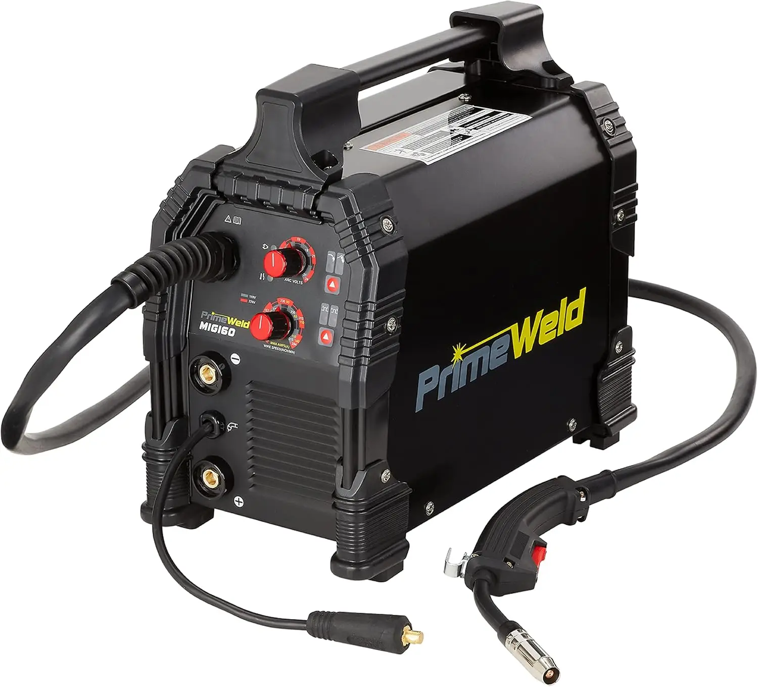 MIG160 Mig Welder, 160-Amp Gasless Flux Core Welding Machine With Dual Voltage 220v, 110v
MIG160 Mig Welder, 160-Amp Gasless Flux Core Welding Machine With Dual Voltage 220v, 110v