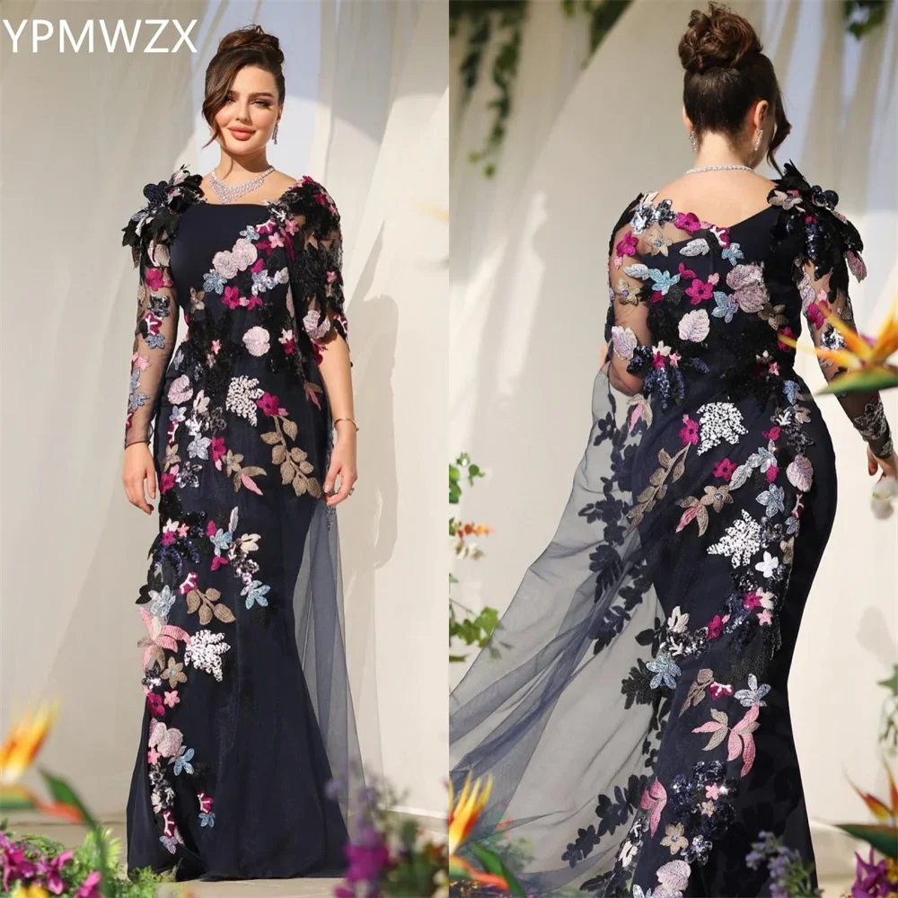 Customized Evening Dress Party Occasion Prom Gown Formal YPMWZX Square Collar Mermaid Floor Length Skirts Tulle Applique
Customized Evening Dress Party Occasion Prom Gown Formal YPMWZX Square Collar Mermaid Floor Length Skirts Tulle Applique