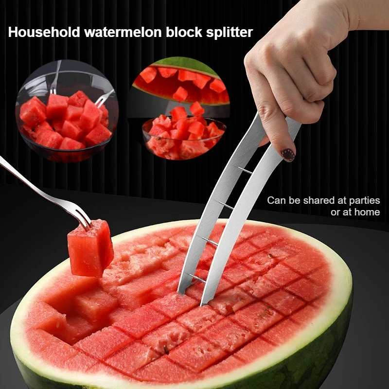 Многофункциональный инструмент для резки арбуза из нержавеющей стали, кухонная и бытовая толстая и большая нарезка для фруктов, нарезанная и сегментированная.
Многофункциональный инструмент для резки арбуза из нержавеющей стали, кухонная и бытовая толстая и большая нарезка для фруктов, нарезанная и сегментированная.