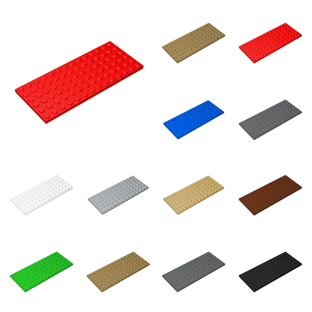 10 шт. 6x14, совместимые с 3456, самоблокирующиеся кирпичи, строительные блоки, игрушки, аксессуары 
10 шт. 6x14, совместимые с 3456, самоблокирующиеся кирпичи, строительные блоки, игрушки, аксессуары