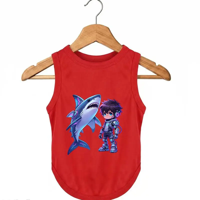 Summer Dog T-Shirt Pet Ice Silk Vest Shark Boy Graphic Street Style Breathable
Summer Dog T-Shirt Pet Ice Silk Vest Shark Boy Graphic Street Style Breathable