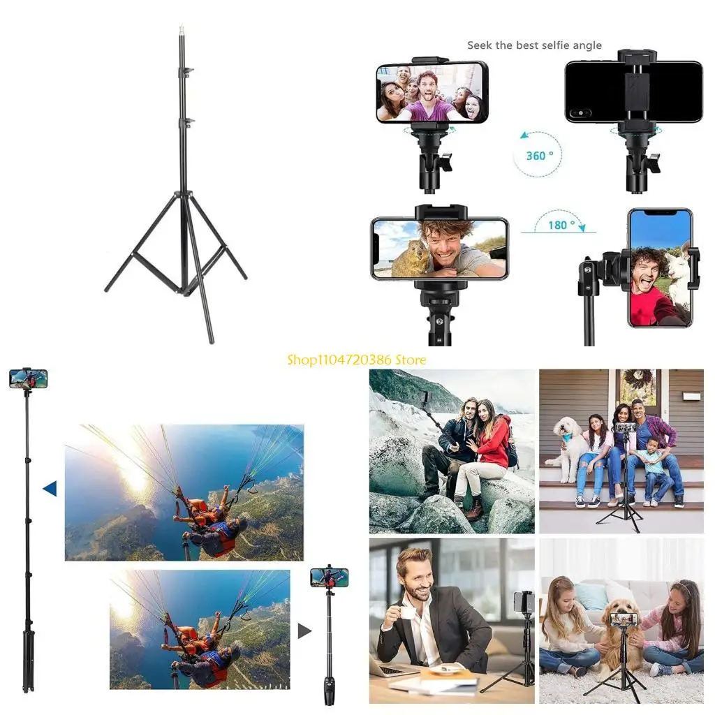 K0EA Universal 1.3/1.6m Tripod Stand for Cellphone Camera & Height Adjustable Multifunction Tripod with 1/4''
K0EA Universal 1.3/1.6m Tripod Stand for Cellphone Camera & Height Adjustable Multifunction Tripod with 1/4''