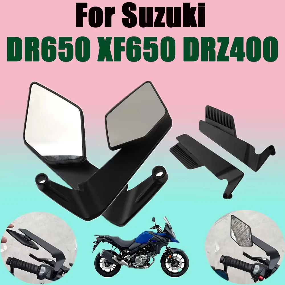 Rearview Mirrors Stealth Winglets Mirror Rotate Side View Mirror Accessories For Suzuki DR650 DR 650 Freewind 650 XF650 DRZ400
Rearview Mirrors Stealth Winglets Mirror Rotate Side View Mirror Accessories For Suzuki DR650 DR 650 Freewind 650 XF650 DRZ400