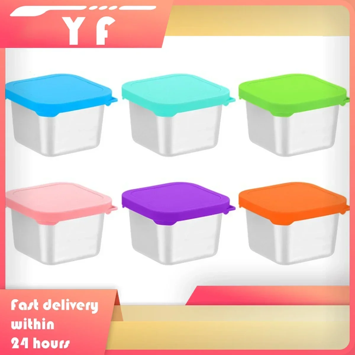 6Pcs 180ml Stainless Steel Snack Container Sauce Bowl Appetizer Box With Lids Portable Stackable Dressing Food Storage Box
6Pcs 180ml Stainless Steel Snack Container Sauce Bowl Appetizer Box With Lids Portable Stackable Dressing Food Storage Box