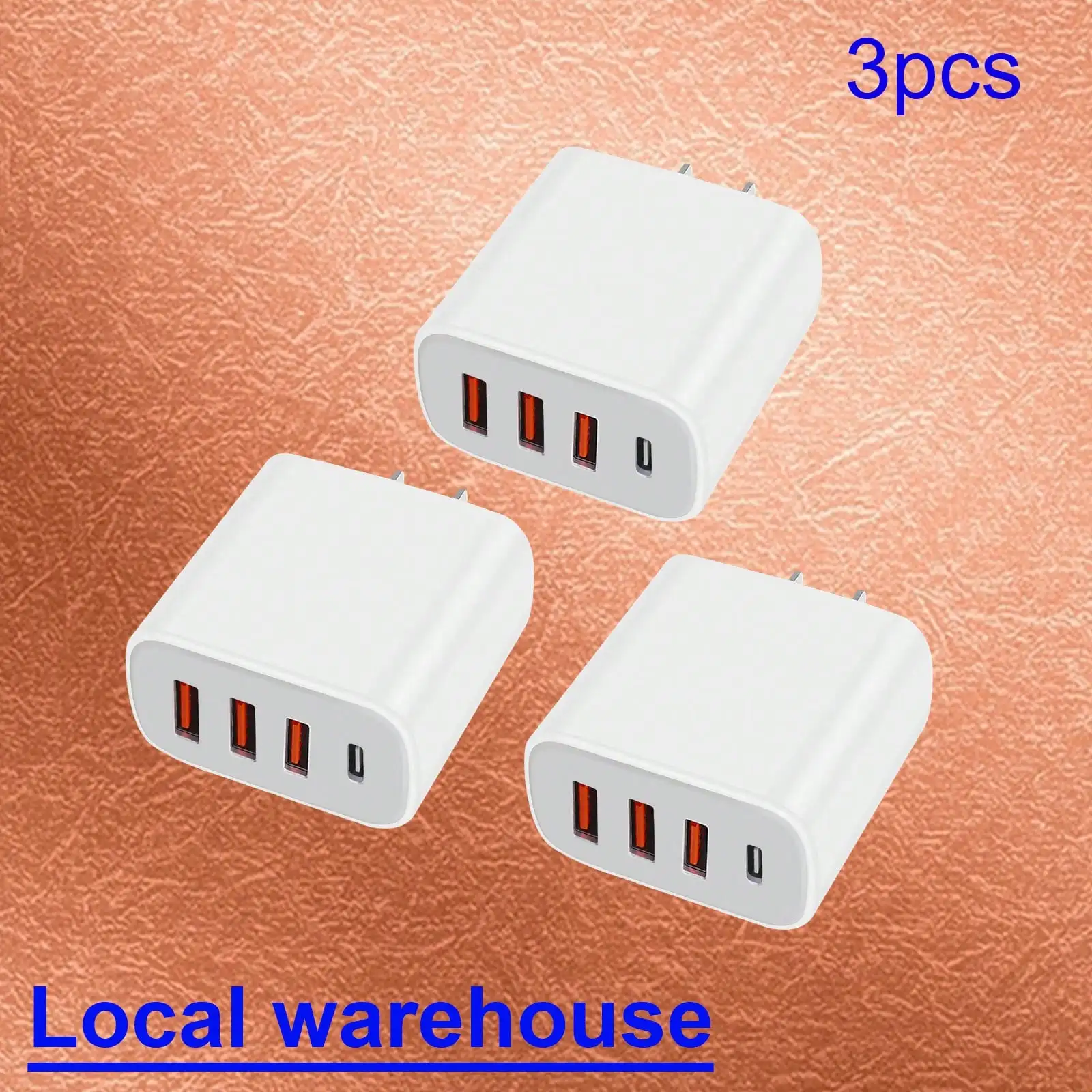 3 Pack 4-Port USB-C Fast Charging Block High Output Multi-Device Wall Charger Universal for Apple & Android Phones Multi-user Charging Adapter for Home Desktop Office Use
3 Pack 4-Port USB-C Fast Charging Block High Output Multi-Device Wall Charger Universal for Apple & Android Phones Multi-user Charging Adapter for Home Desktop Office Use