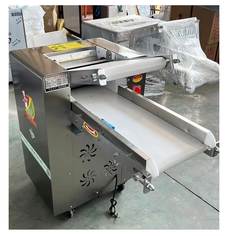 Stainless Steel Dough Sheeter Automatic Pastry Dough Pressing Machine
Stainless Steel Dough Sheeter Automatic Pastry Dough Pressing Machine