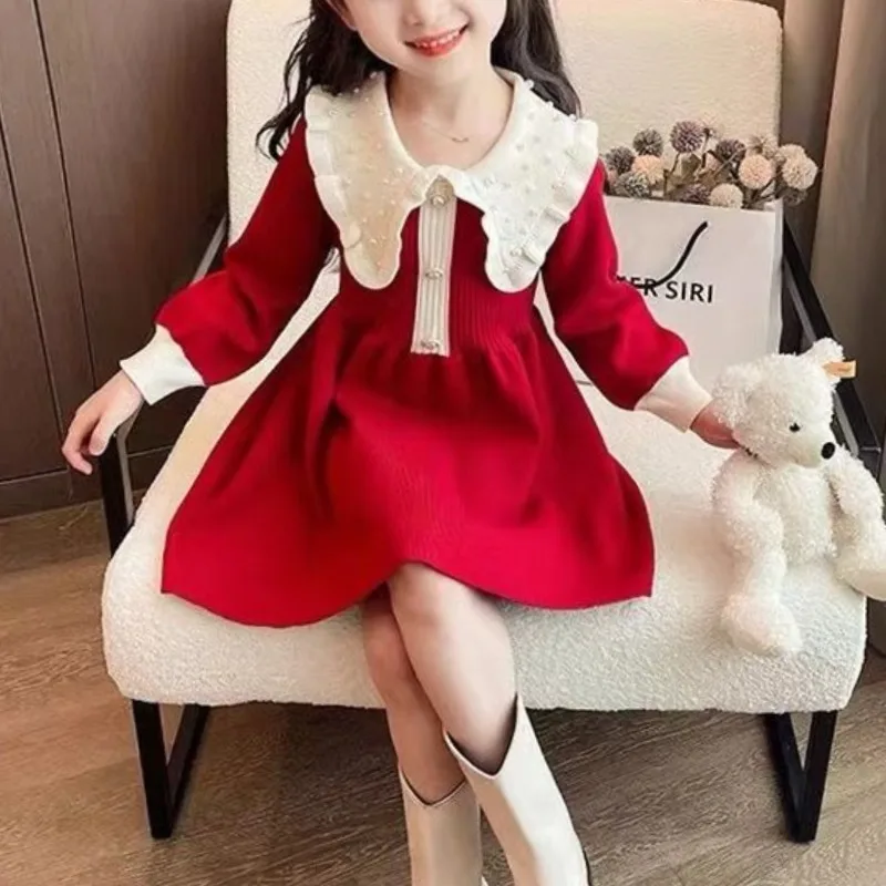 Girls' Autumn Winter New Fashion Round Neck Pullover Long Sleeve Knitted Dress Versatile Kids Children's Clothing Girls Dresses
Girls' Autumn Winter New Fashion Round Neck Pullover Long Sleeve Knitted Dress Versatile Kids Children's Clothing Girls Dresses