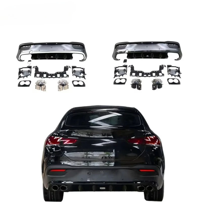 Car Diffuser for 2019-2023 GLE COUPE C167 Upgrade GLE53 Diffuser with Exhaust Pipe
Car Diffuser for 2019-2023 GLE COUPE C167 Upgrade GLE53 Diffuser with Exhaust Pipe